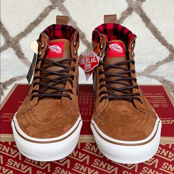 •• VANS Sk8-Hi Mte Glazed Ginger/Marshmallow men’s - Picture 8 of 16
